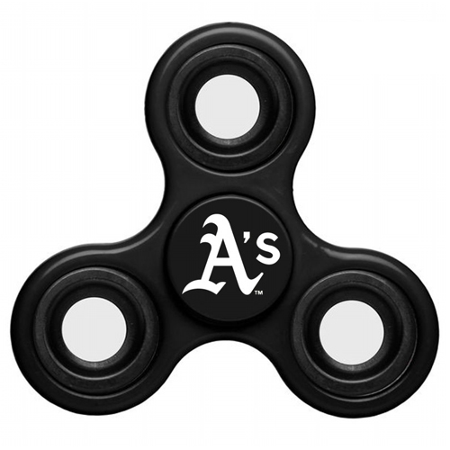 MLB Oakland Athletics 3 Way Fidget Spinner C52 - Black